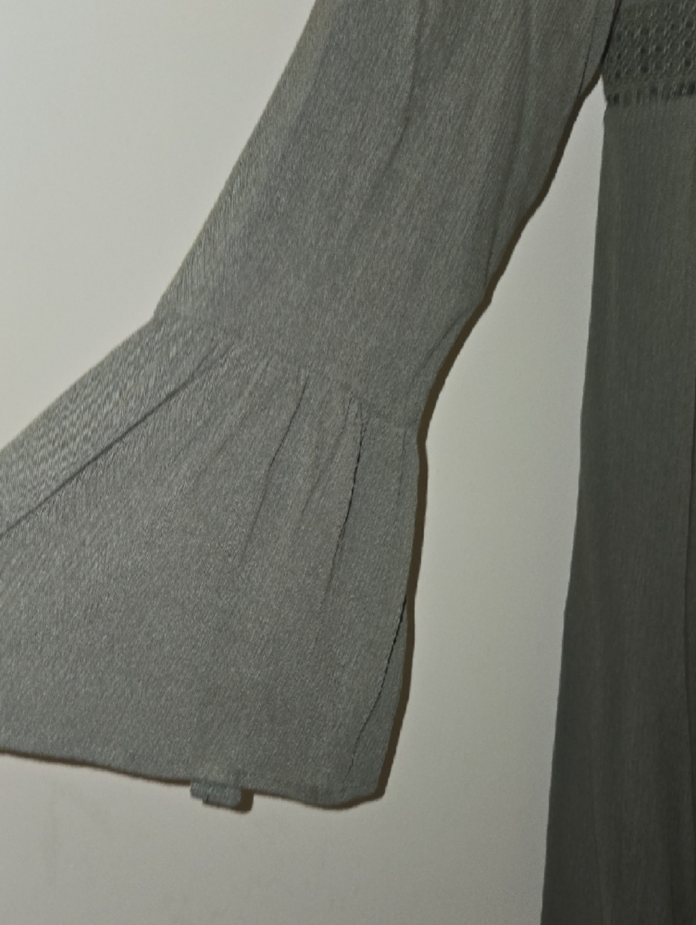 torrid Olive Green Crochet-Trim Boho Dress - Picture 6 of 9